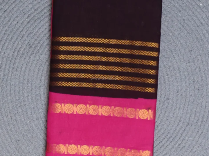 Telemagenta Body with Raisin Black and Gold Band Velthari Stripes